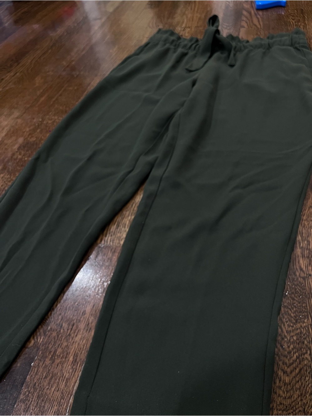 LOFT Petite Olive Green Trousers - Picture 2 of 4